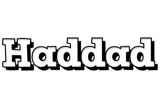 Haddad snowing logo