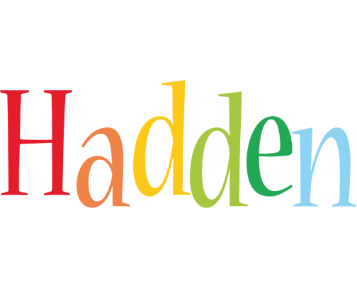 Hadden birthday logo
