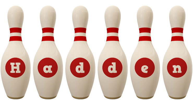 Hadden bowling-pin logo