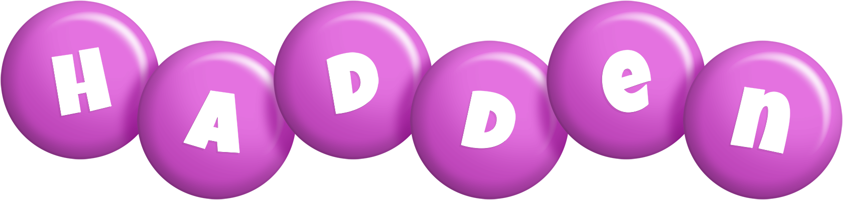 Hadden candy-purple logo