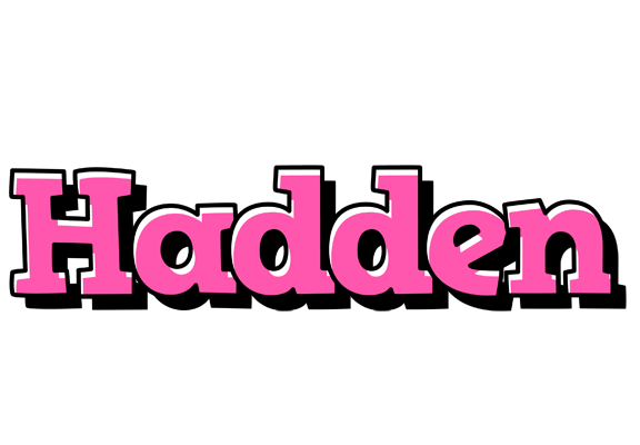 Hadden girlish logo