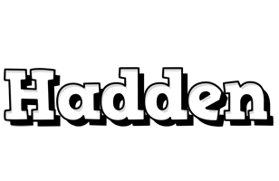 Hadden snowing logo