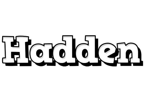 Hadden snowing logo