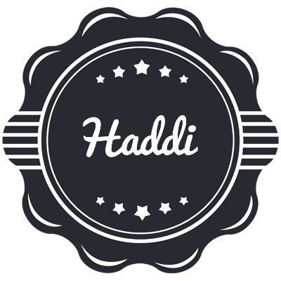 Haddi badge logo