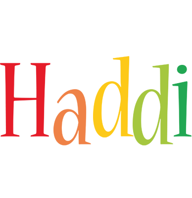 Haddi birthday logo