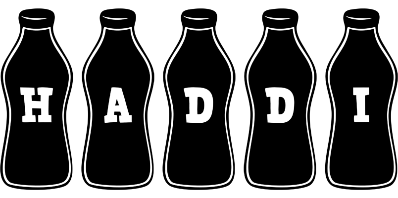 Haddi bottle logo