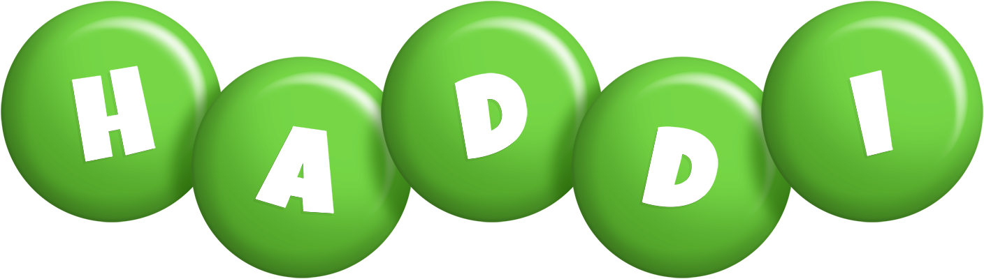 Haddi candy-green logo