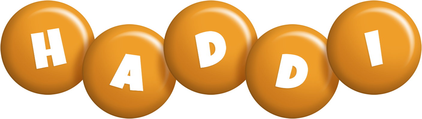 Haddi candy-orange logo