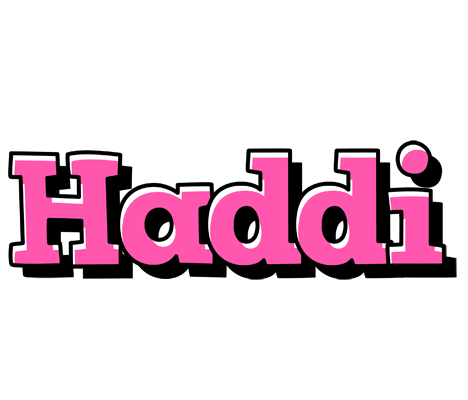 Haddi girlish logo