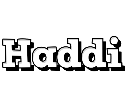 Haddi snowing logo
