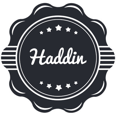 Haddin badge logo