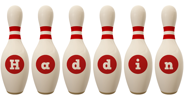 Haddin bowling-pin logo