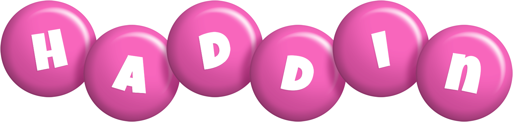Haddin candy-pink logo