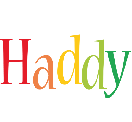 Haddy birthday logo