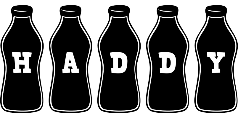 Haddy bottle logo