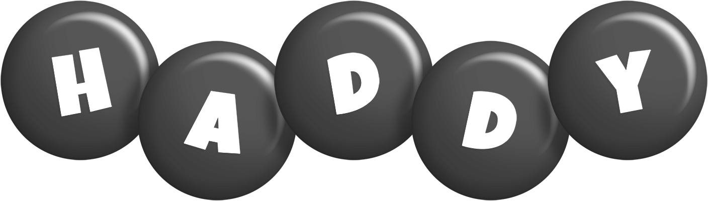 Haddy candy-black logo