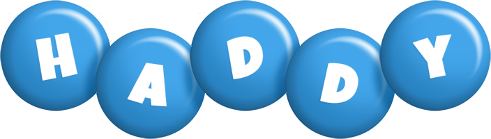 Haddy candy-blue logo