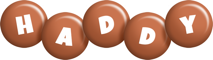 Haddy candy-brown logo