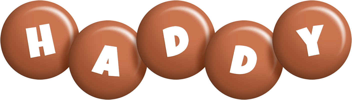 Haddy candy-brown logo