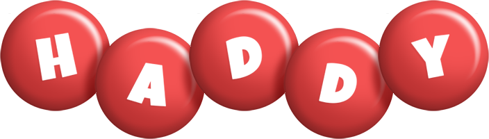 Haddy candy-red logo