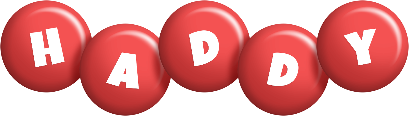 Haddy candy-red logo