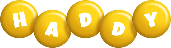 Haddy candy-yellow logo