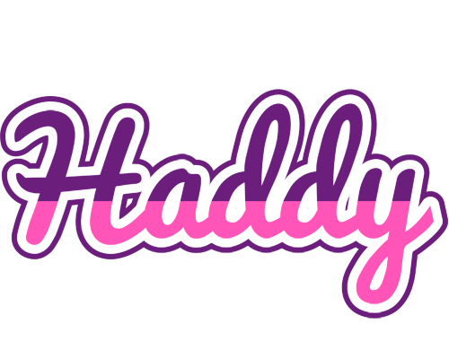 Haddy cheerful logo