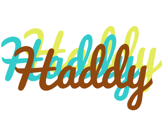 Haddy cupcake logo
