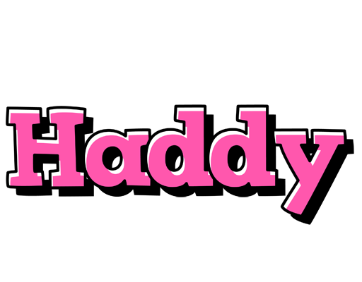 Haddy girlish logo