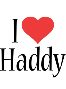 Haddy i-love logo