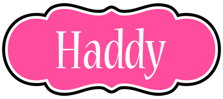 Haddy invitation logo