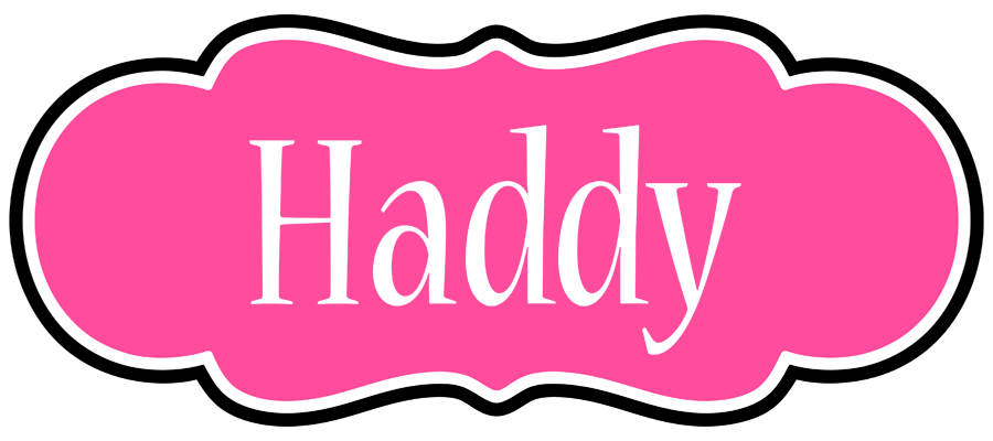 Haddy invitation logo