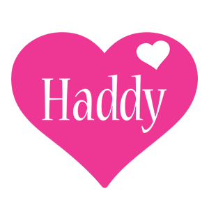 Haddy love-heart logo