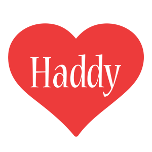 Haddy love logo