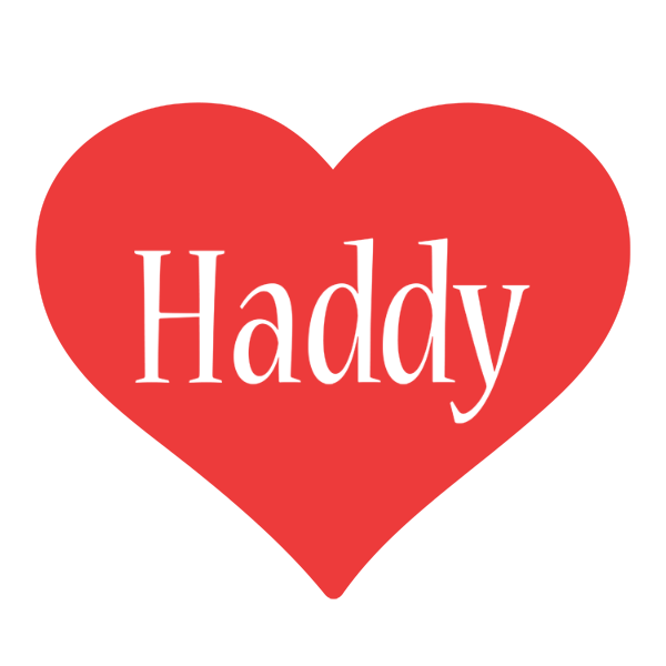 Haddy love logo