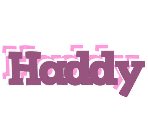 Haddy relaxing logo