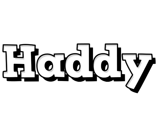 Haddy snowing logo