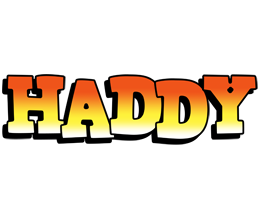 Haddy sunset logo