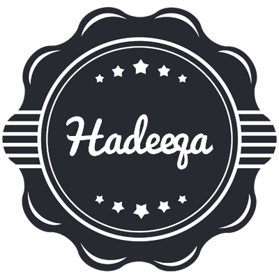 Hadeeqa badge logo