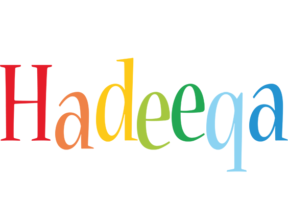 Hadeeqa birthday logo