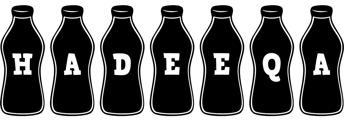 Hadeeqa bottle logo