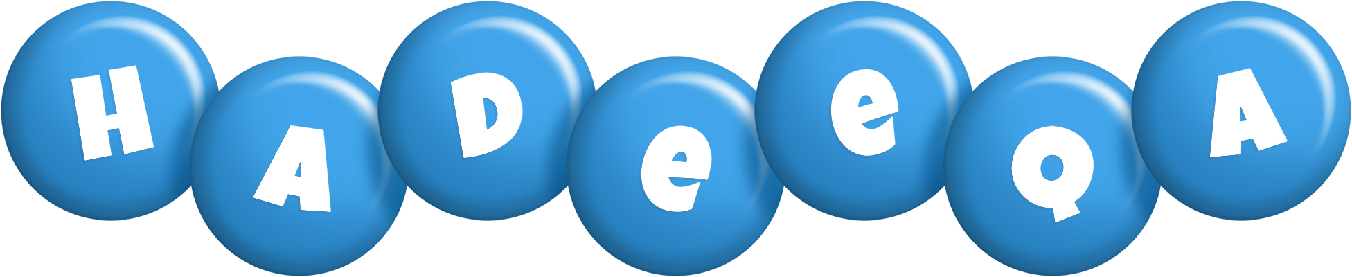 Hadeeqa candy-blue logo
