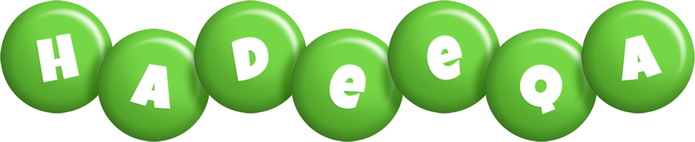 Hadeeqa candy-green logo