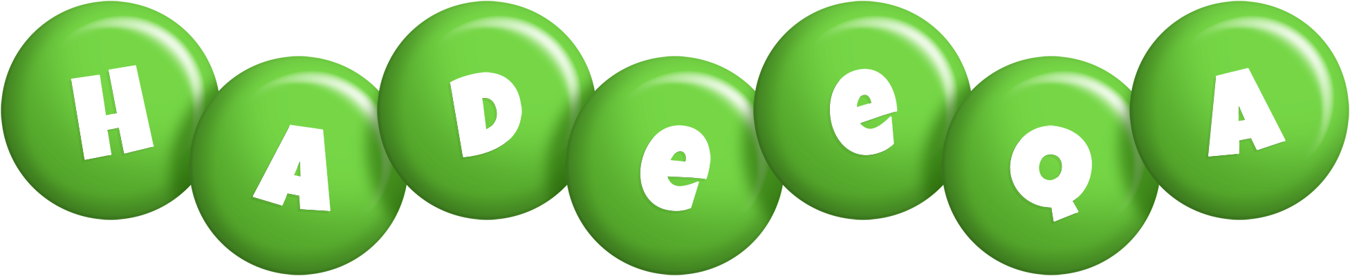 Hadeeqa candy-green logo