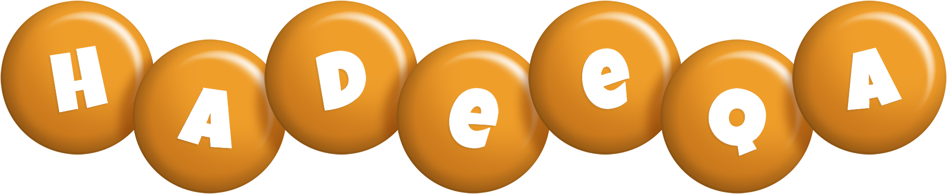 Hadeeqa candy-orange logo