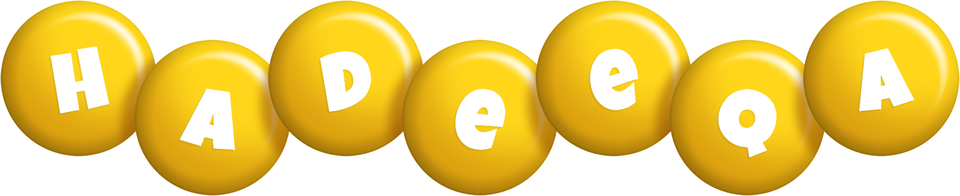 Hadeeqa candy-yellow logo