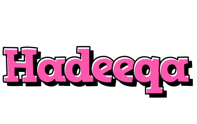 Hadeeqa girlish logo