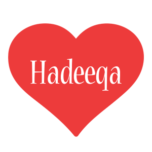 Hadeeqa love logo