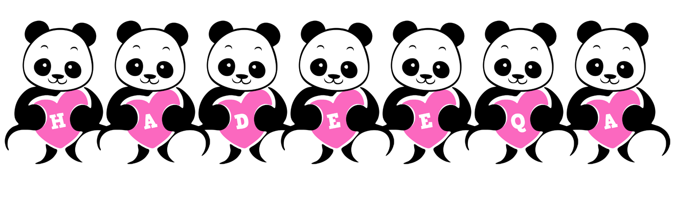 Hadeeqa love-panda logo