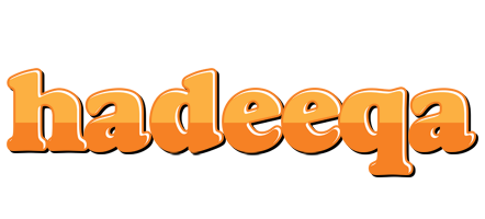 Hadeeqa orange logo